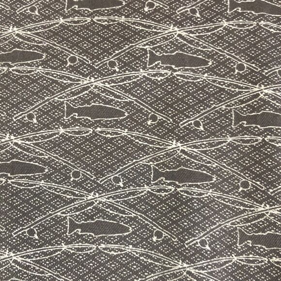 Woolrich Brown Vison Fish Fishing Rods Long Sleeve Button Down Shirt - Size XL - Picture 8 of 15